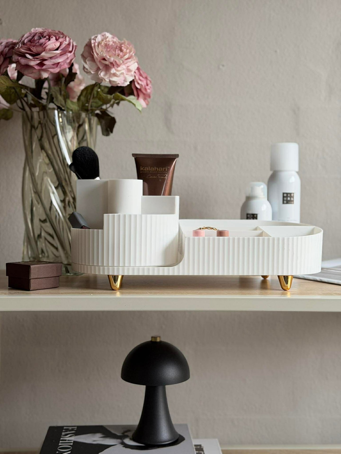 Makeup-organiser 9 fack och vridfunktion