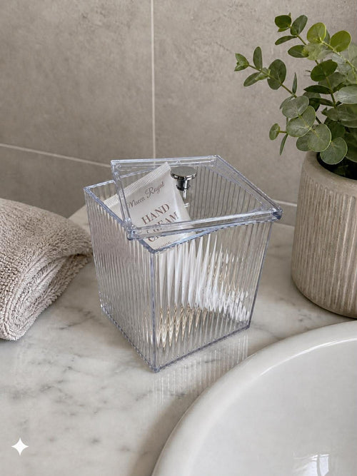 Makeup organiser med lock